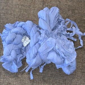 Light Blue Twisted Drapes Set by Pottery Barn Teen